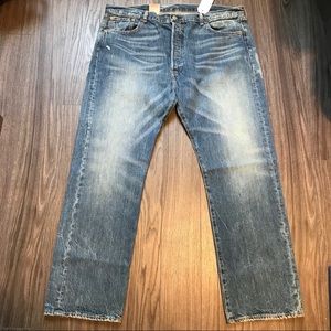 Levi’s 501 Denim Jeans 42x32 Button fly Mens denim